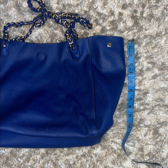 Marc New York Cobalt Blue Tote with Chain Details - Picture 12 of 13